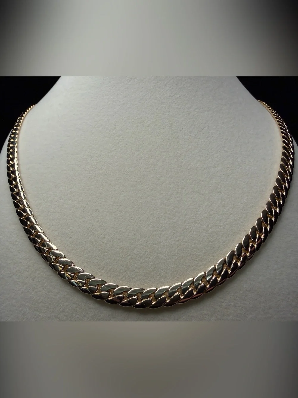 Miami Cuban 24in 6MM 14K Stamped Premium Finish Necklace w/lobster clasp
